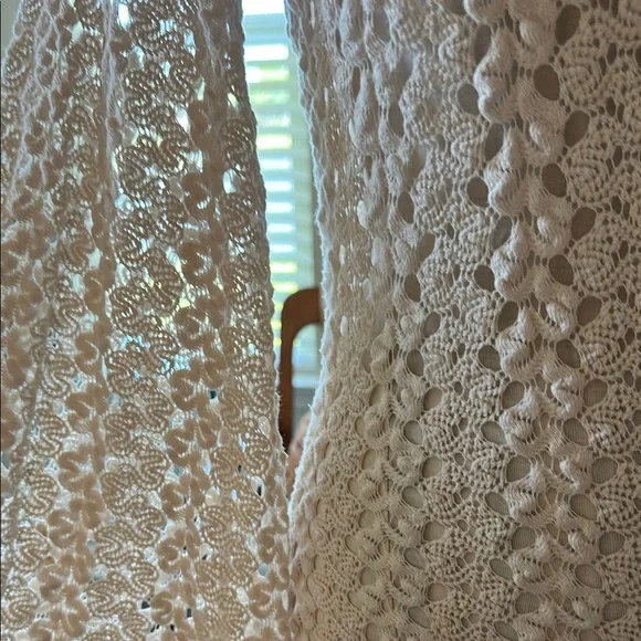 Cream Knit Dress- Vintage Free People - Picture 4 of 5